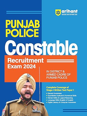 Punjab Police Constable Recruitment Exam 2024